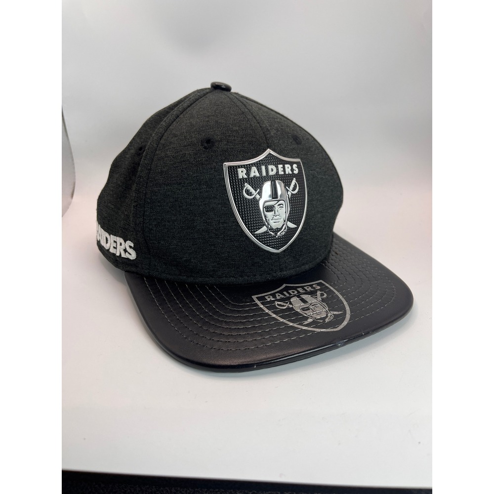 New Era 9FIFTY NFL Oakland Raiders Hat Youth Y Black NEW Snapback PU Visor